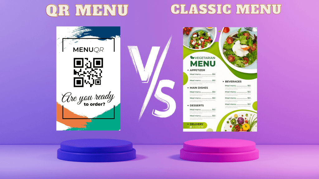 qr menu vs tradittional menu